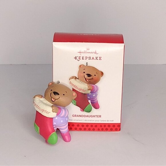 Hallmark Keepsake 2013 Granddaughter Christmas Tree Ornament - Picture 1 of 2